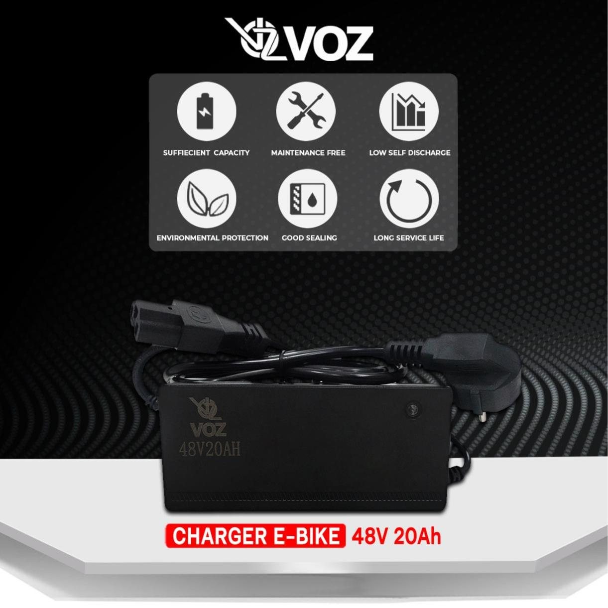 Baterai Charger Sepeda Listrik | 48V 20 Ah 5