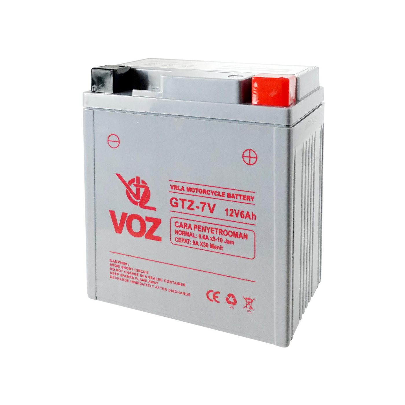 Voz Aki Motor GT7V 12V 6Ah - Baterai Aki Motor 5