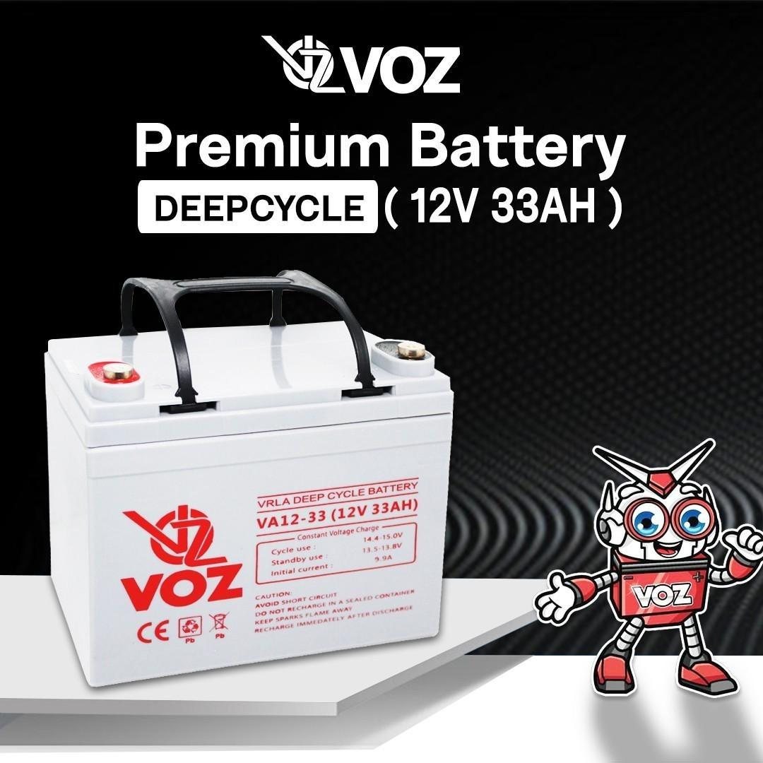 Voz Baterai Deep Cycle 12V 33 Ah| Baterai Solar Panel