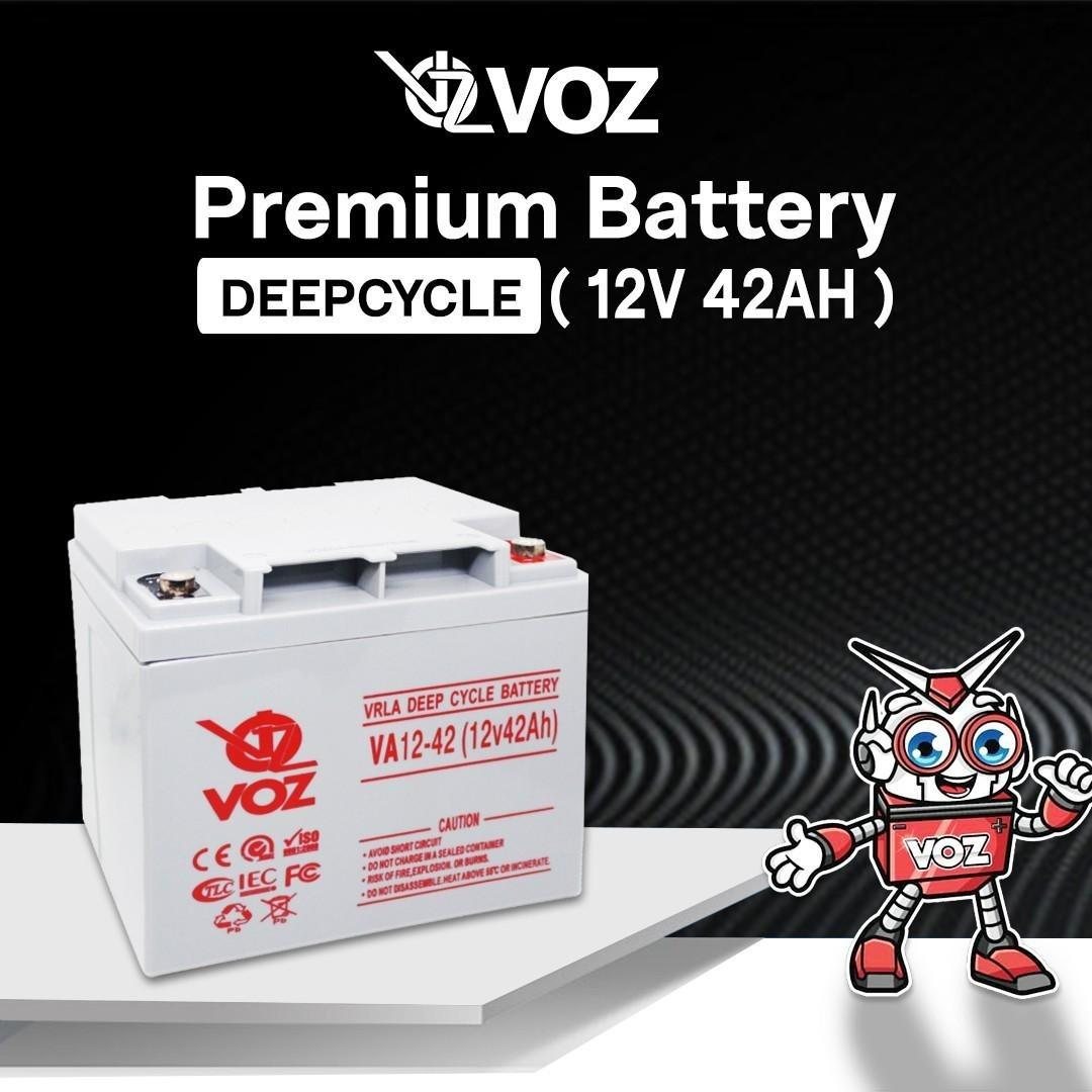 Voz Baterai Deep Cycle 12V 42 Ah| Baterai Solar Panel