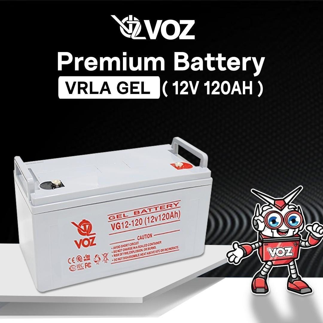 Voz Baterai Gel 12V 120 Ah| Baterai Solar Panel | Baterai Solar Cell 2