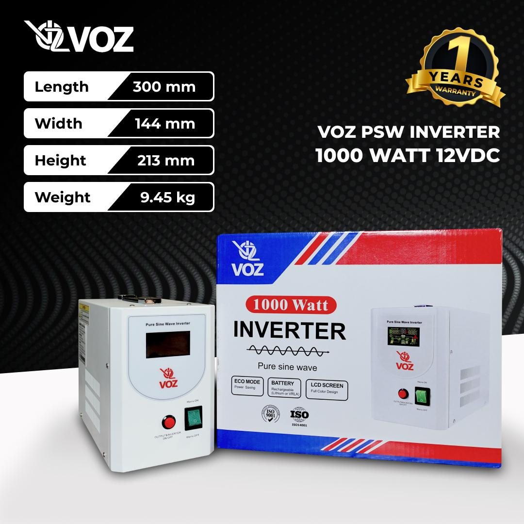 VOZ Baterai Inverter PSW 1000 Watt