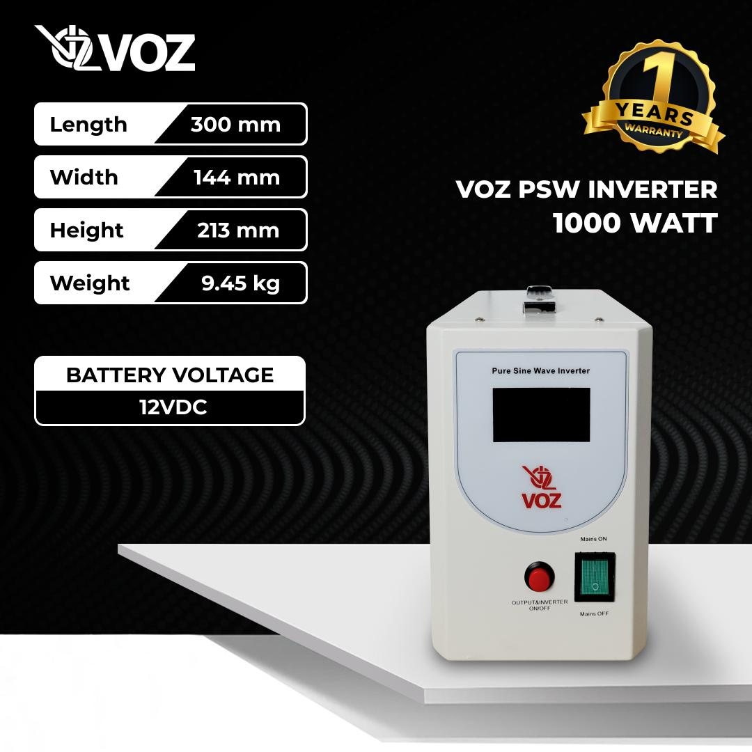 VOZ Baterai Inverter PSW 1000 Watt 3