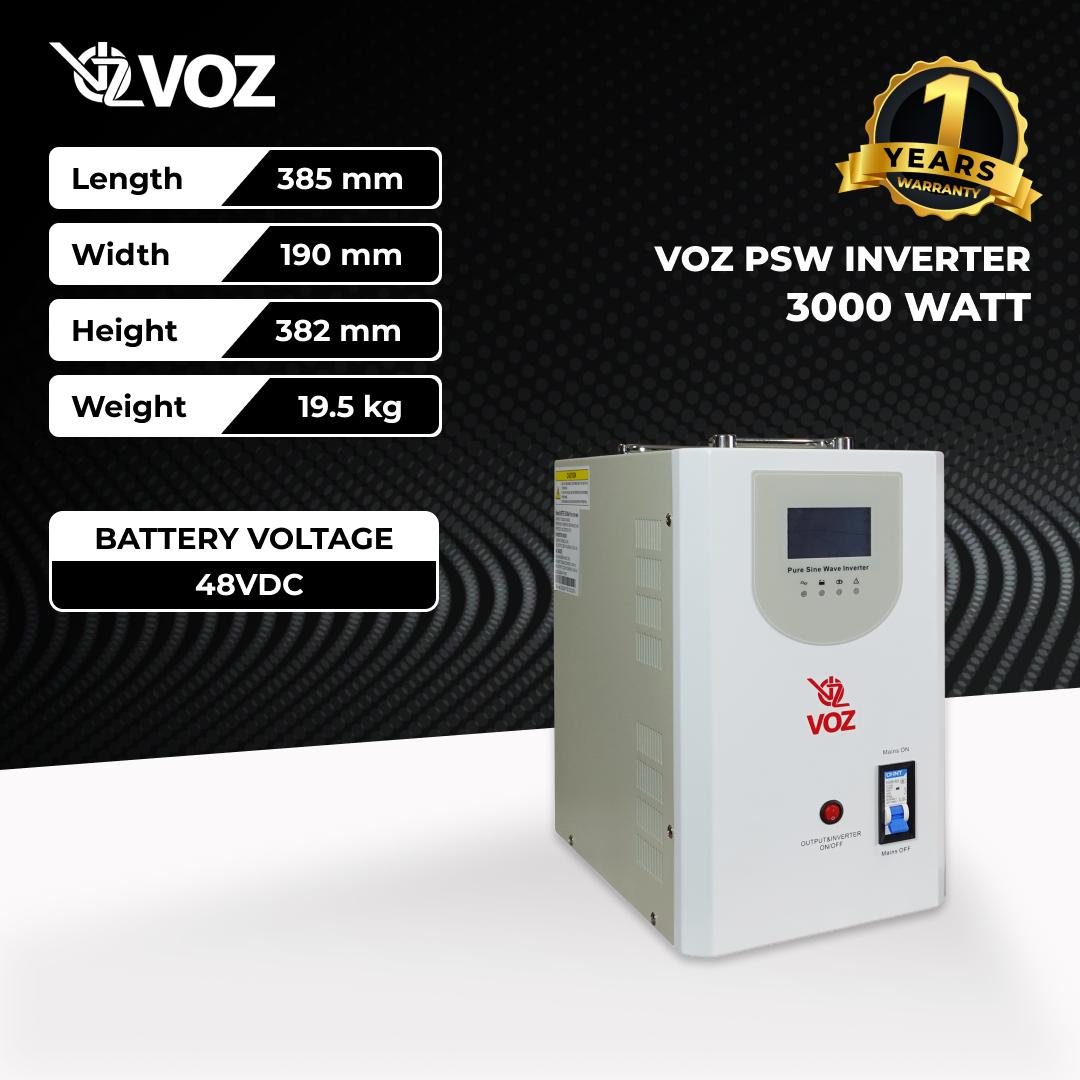 VOZ Baterai Inverter PSW 3000 Watt 3