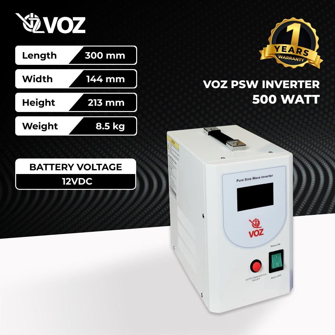 VOZ Baterai Inverter PSW 500W 2