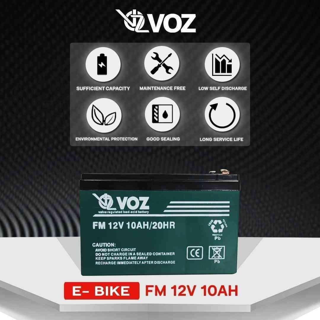 Voz Baterai Sepeda Listrik 12V 10 Ah | Voz E-Bike Baterai 12V 10 Ah 2