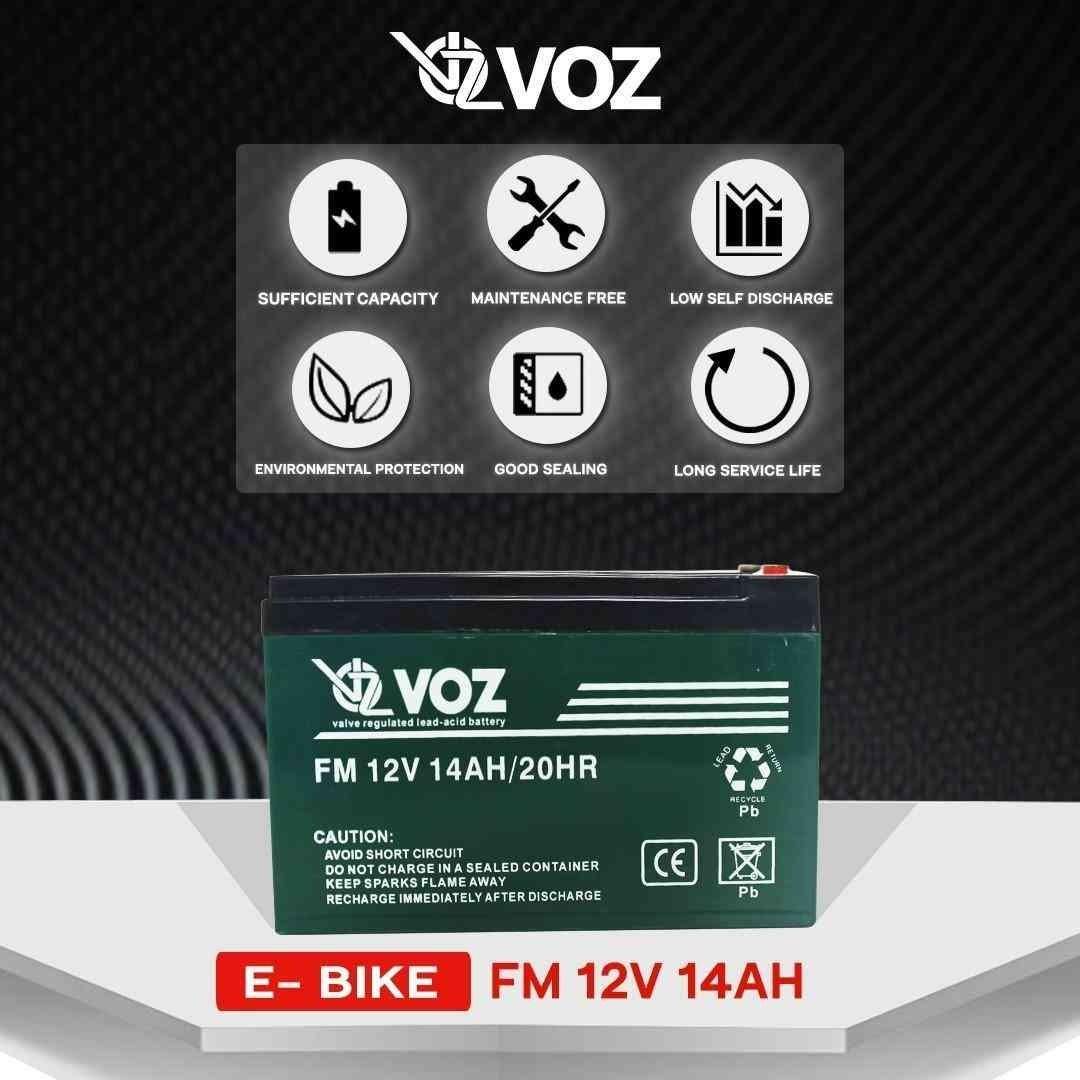 Voz Baterai Sepeda Listrik 12V 14 Ah | Voz E-Bike Baterai 12V 14 Ah 2