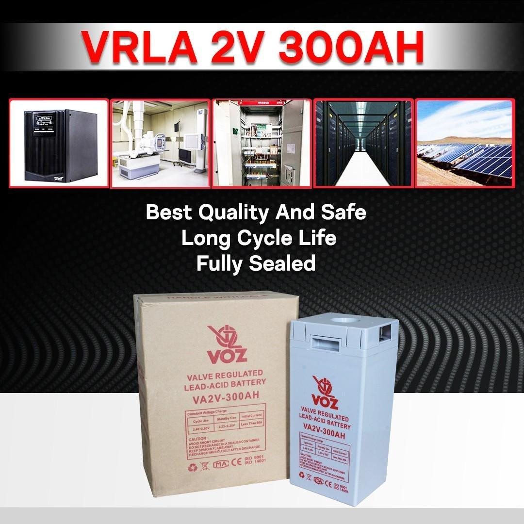 Voz Baterai VRLA 2V 300 Ah| Baterai UPS | Baterai Solar Cell 5