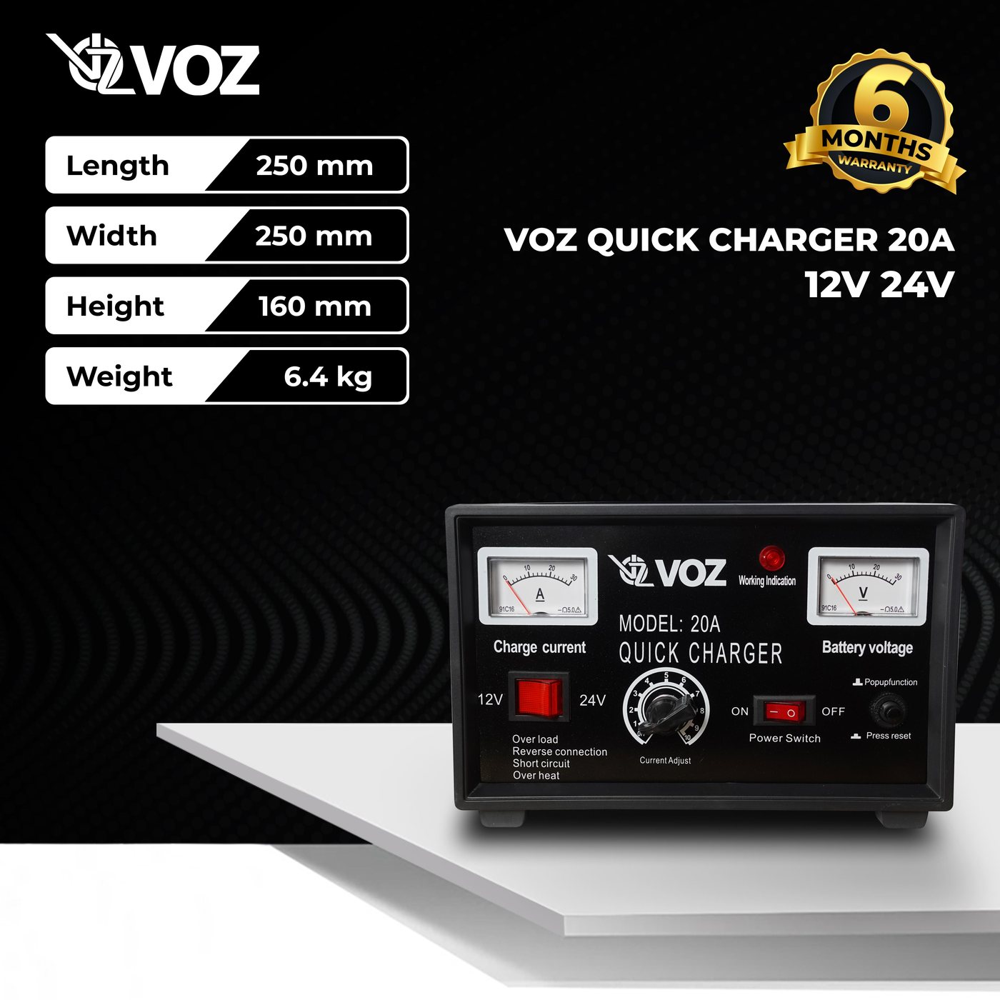 Voz Charger Aki 20A | Charger Aki Mobil | Charger Aki Kering 3