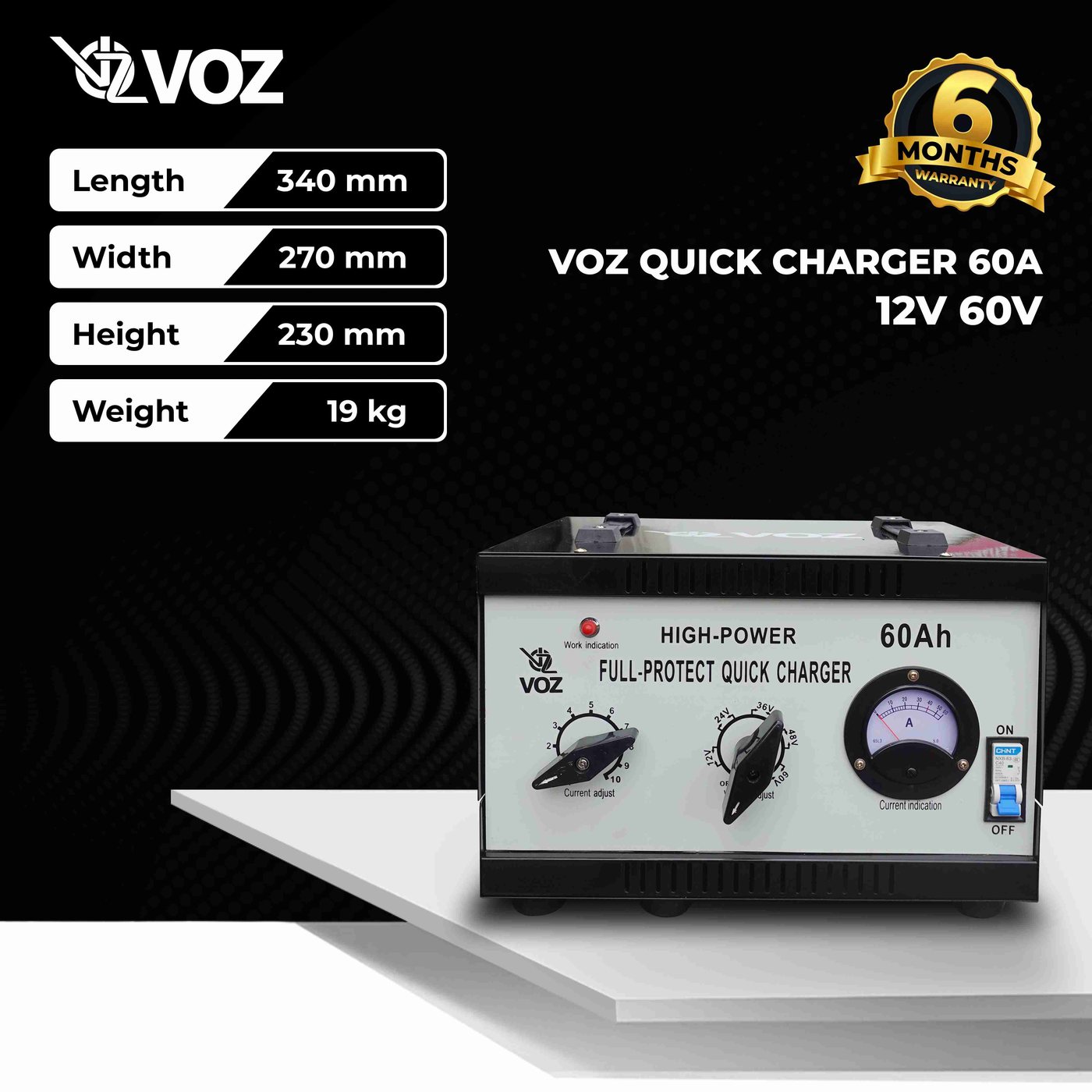 Voz Charger Aki 60A | Charger Aki Mobil | Charger Baterai Aki 2