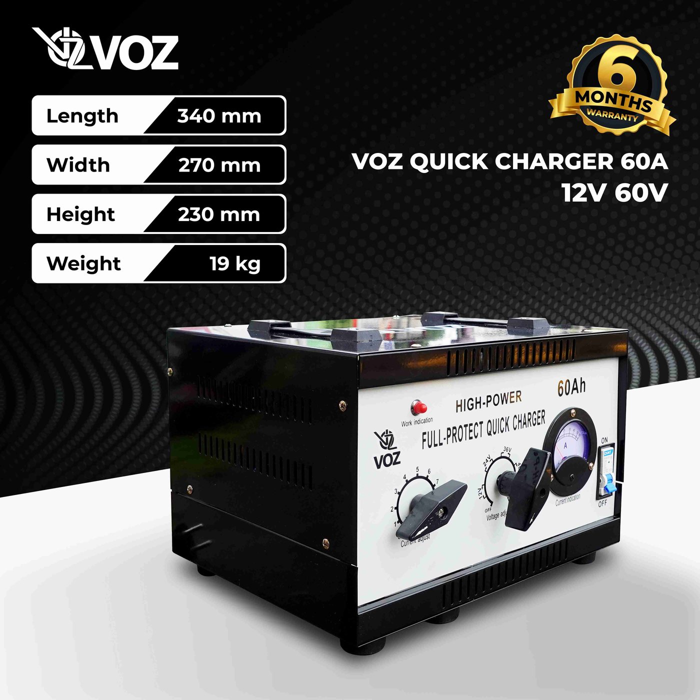 Voz Charger Aki 60A | Charger Aki Mobil | Charger Baterai Aki 3
