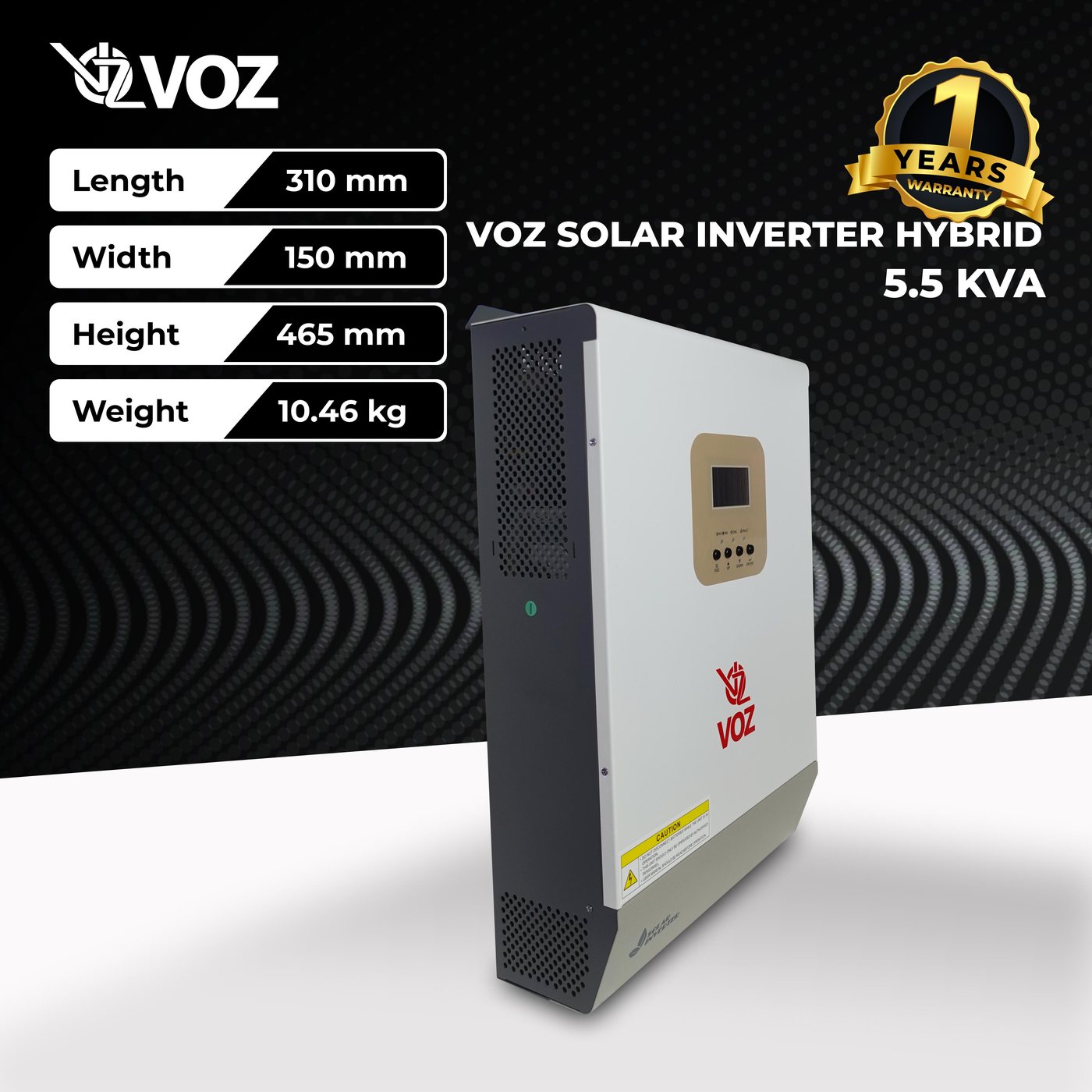 Voz Hybrid Solar Inverter 5.5KVA - 5500W - Panel Surya 3