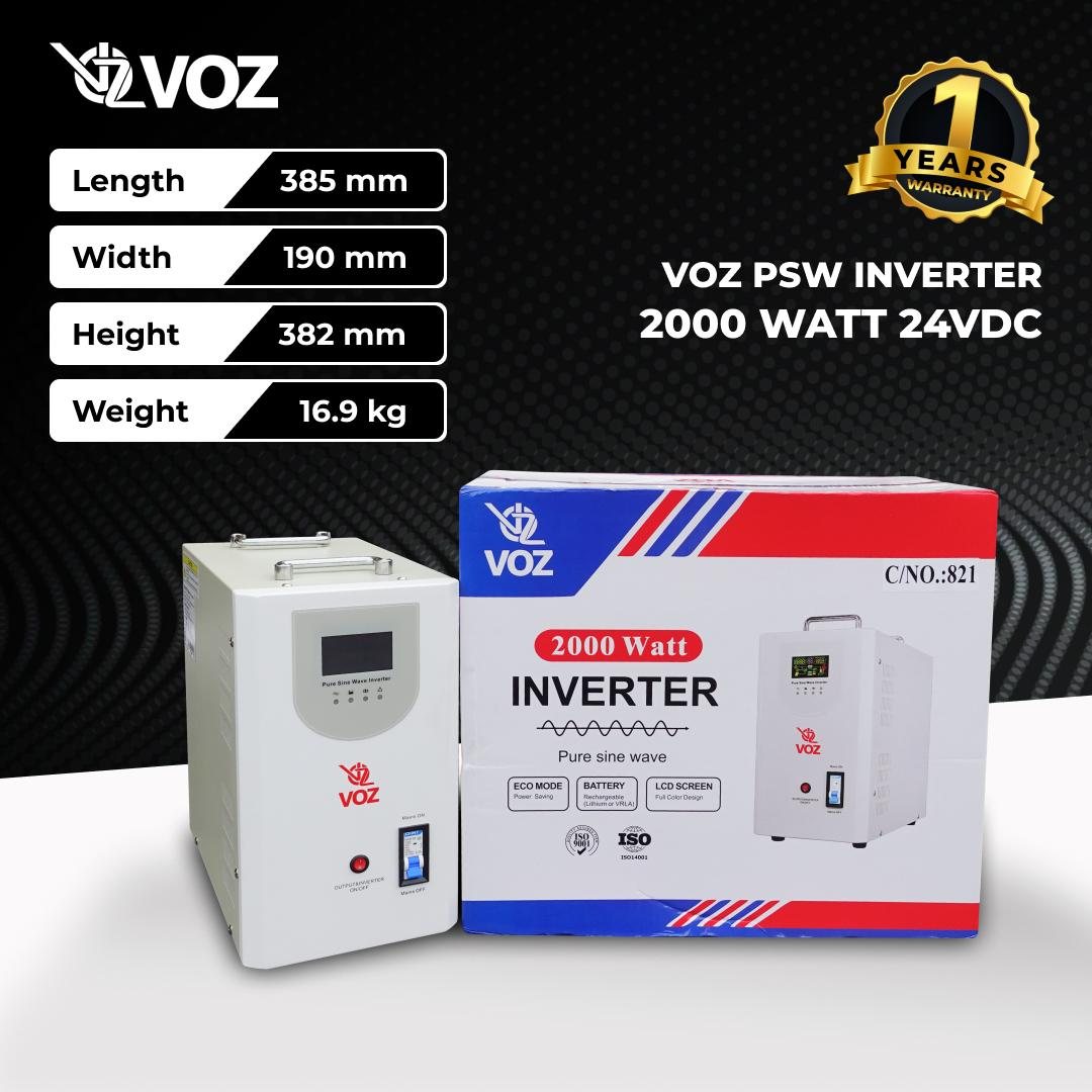 Voz inverter PSW 2000 Watt - Inverter Pure Sine Wave