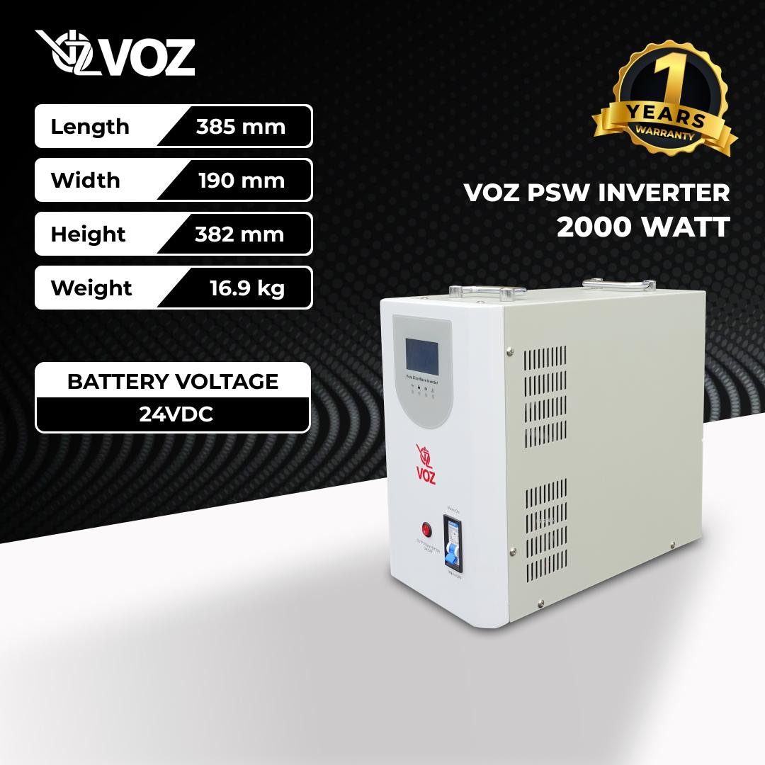 Voz inverter PSW 2000 Watt - Inverter Pure Sine Wave 5