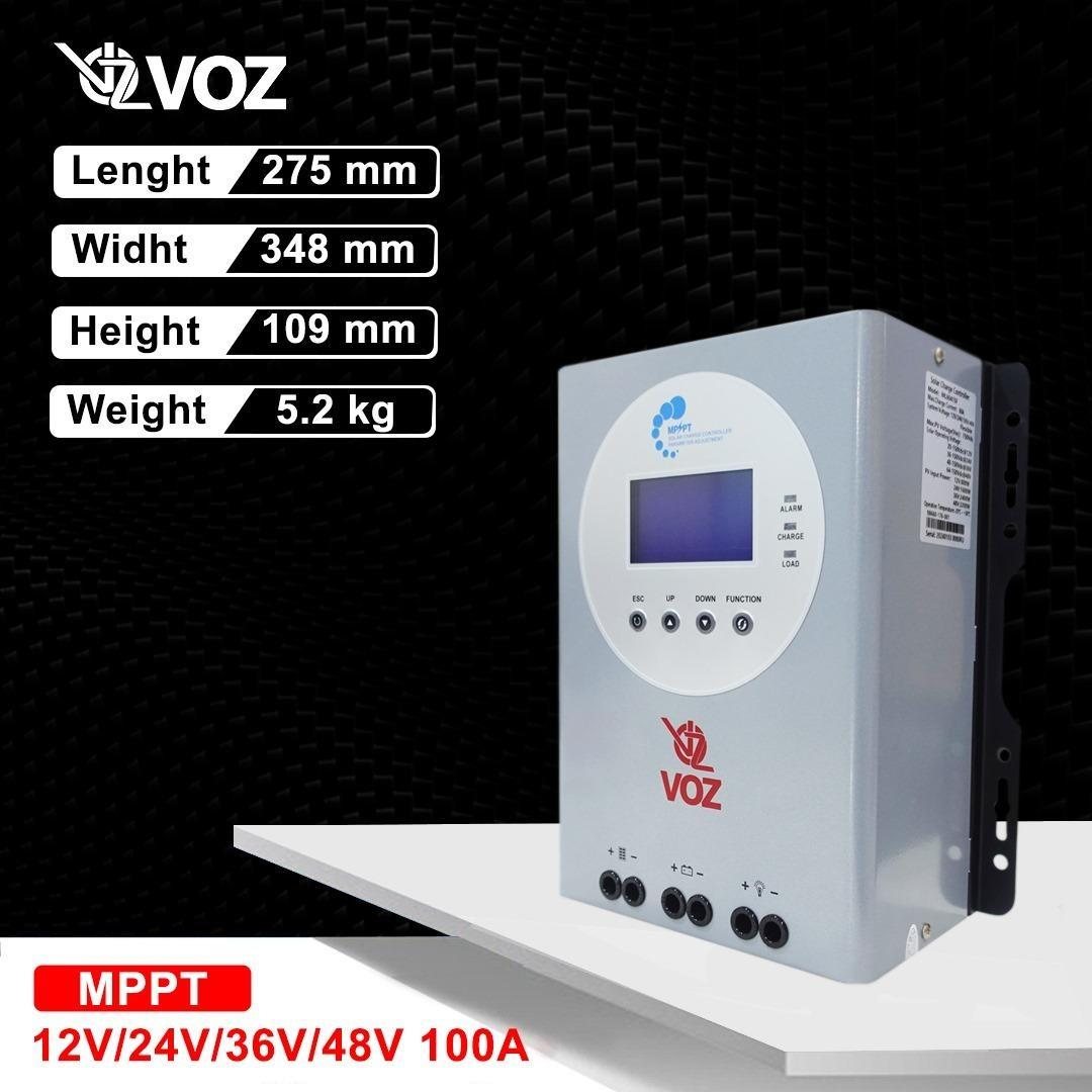 Voz MPPT Solar Charge Controller 100A AUTO 12V 24V 36V 48V  - 150V