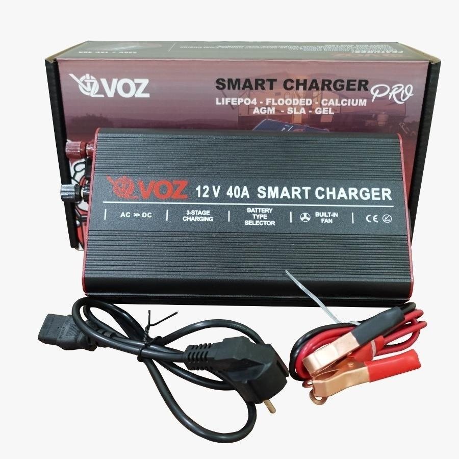 Voz Smart Charger 12V 40A - Charger Baterai Aki 3